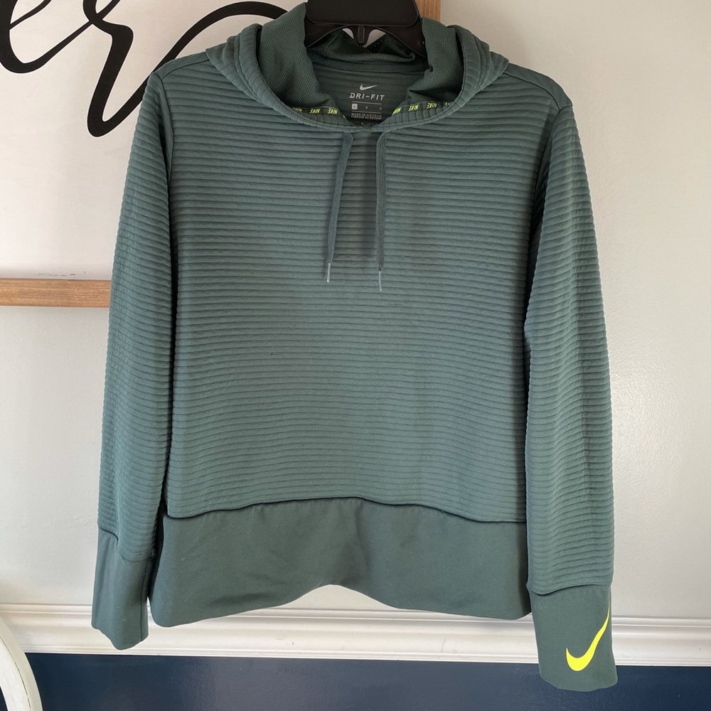 Nike Dark Green Hoodie Size Large